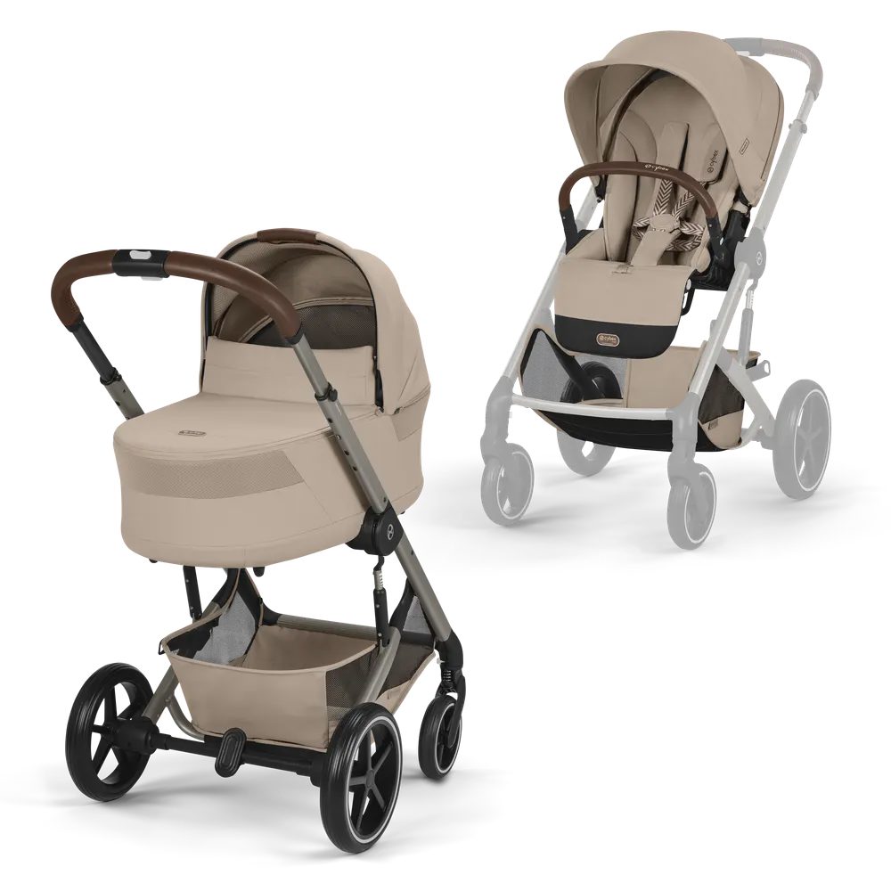Cybex Balios S Lux Inkl. Hopfällbar Liggdel - Almond Beige