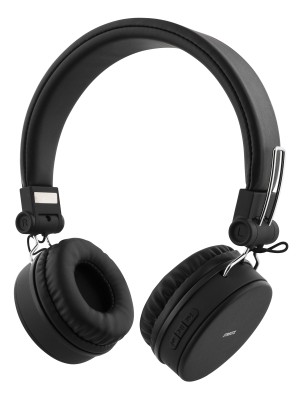 STREETZ Vikbart on-ear BT headset, 3.5 mm, svart, bild 3