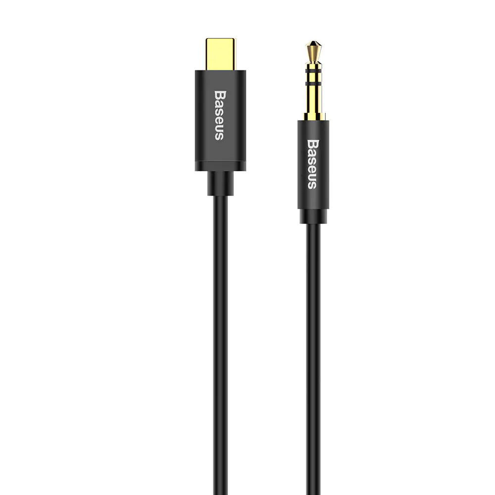 Baseus Yiven CAM01-01 ljudkabel USB-C till 3,5 mm, 1,2 m, svart, bild 2