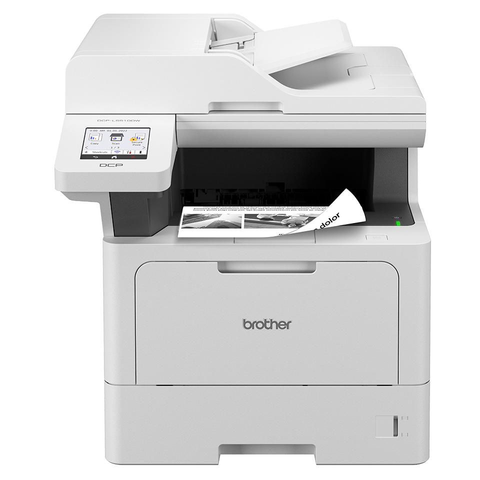 Brother MFC-L5715DN, skrivare + scanner + kopiator + fax, 48 ppm, pekskärm, duplex, 1200x1200 dpi scanner, USB/LAN, bild 3