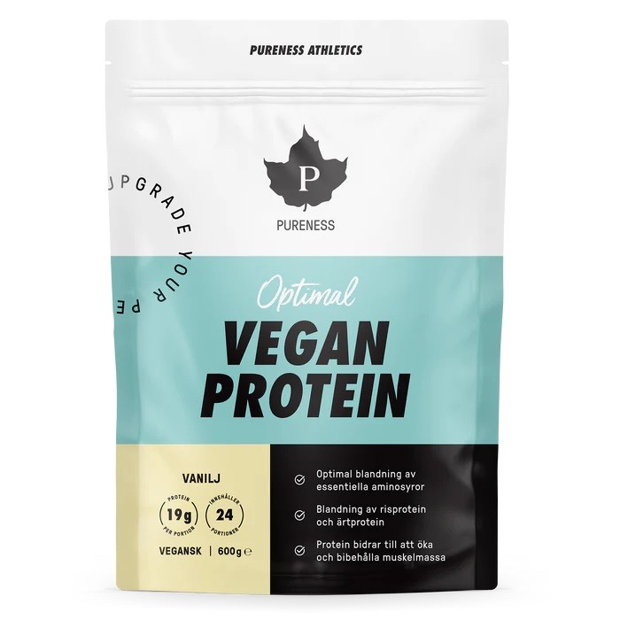 Pureness Athletics Optimal Vegan Protein Vanilj 600 g