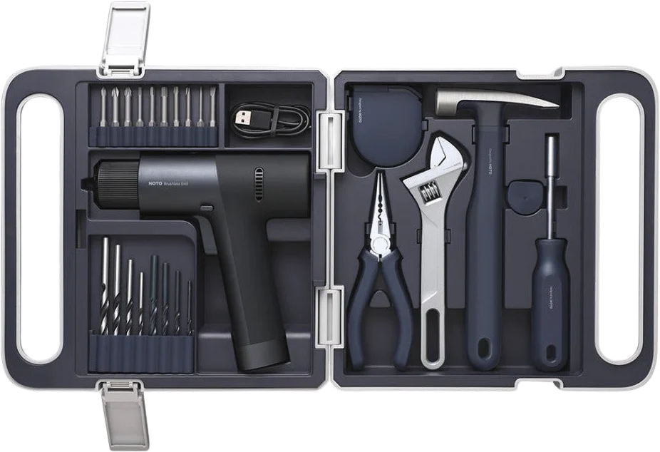 HOTO 12V Brushless Drill Tool Set