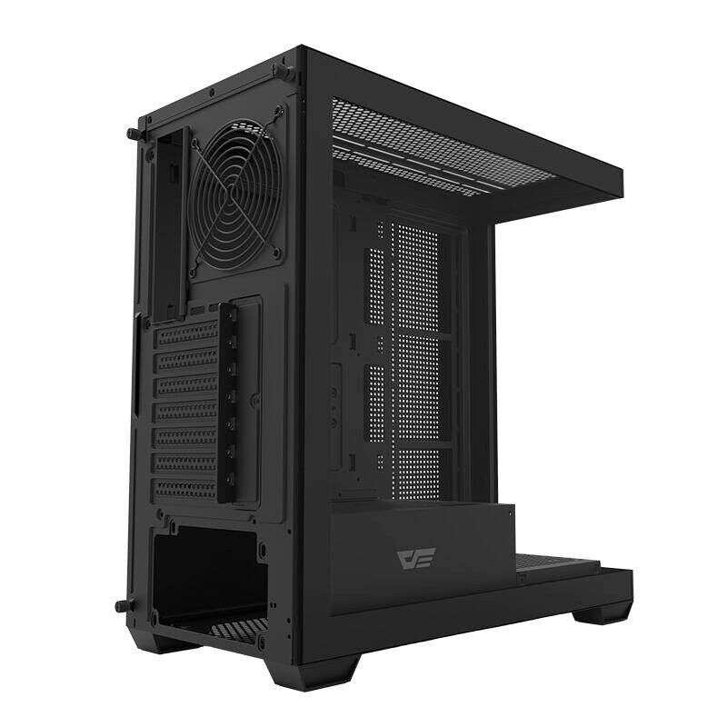 Darkflash DS900 computer case (black) - Chassi - Miditower - Svart, bild 4