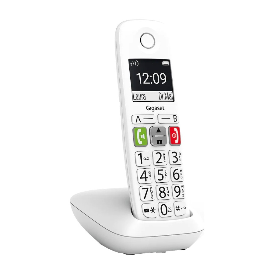 Gigaset E290 telefon, vit