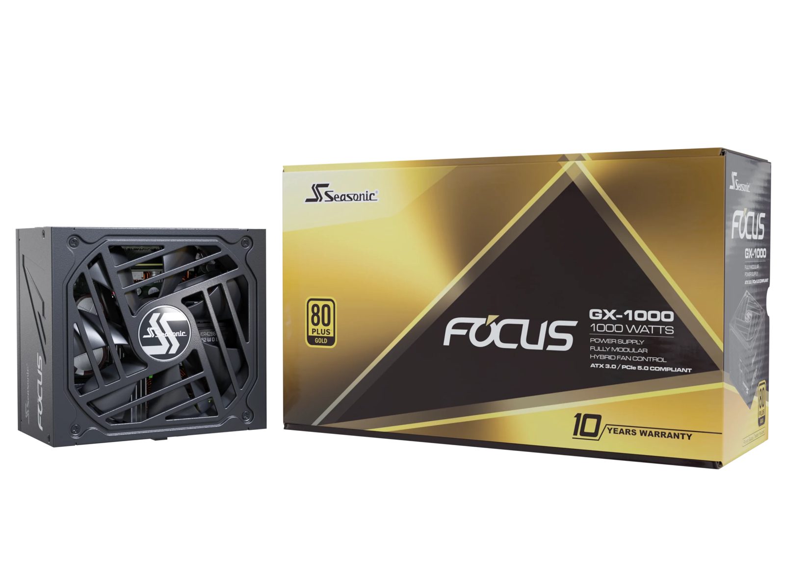 Seasonic FOCUS GX-1000 1000W nätaggregat, bild 4