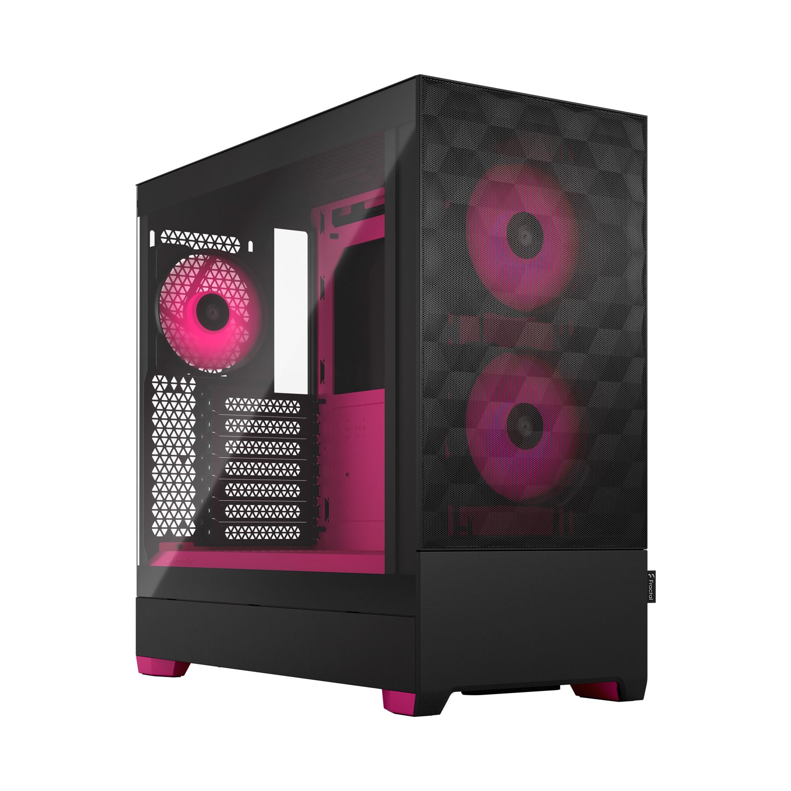 Fractal Design Pop Air RGB TG - Svart/Magenta, bild 3