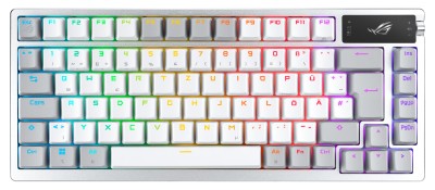 Asus ROG Azoth trådlöst tangentbord (Moonlight White)