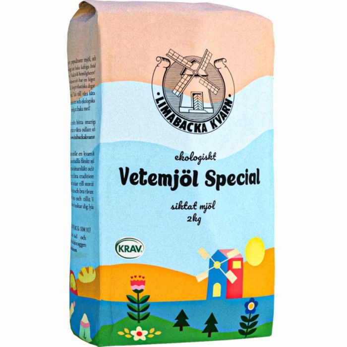 Limabacka Kvarn Vetemjöl Special 2 kg