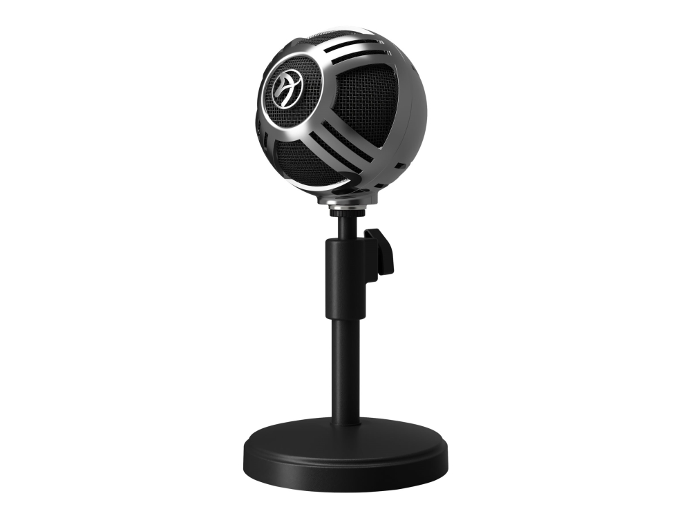 Arozzi Sfera Pro, optimerad för streaming/gaming, 44.1 kHz/16 bit, USB - Silver