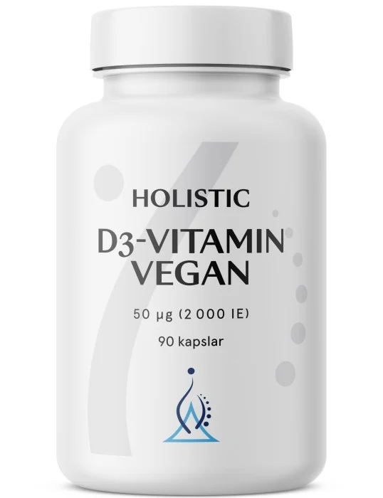 Holistic D3-vitamin vegan 2000, 90 st