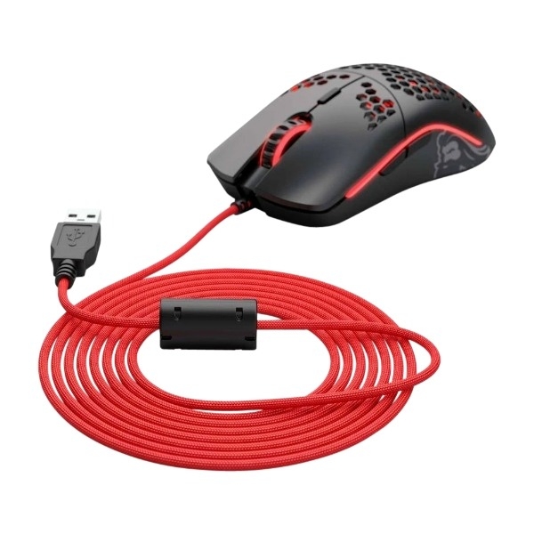 Glorious Ascended kabel V2 Crimson, red