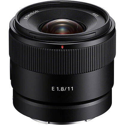Sony E 11 mm f/1,8-objektiv (SEL11F18), svart