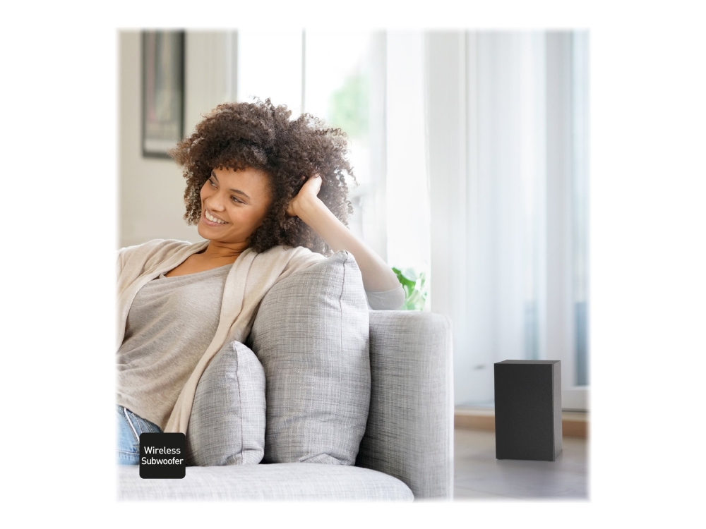 Panasonic SC-HTB150 - Soundbar - för hemmabio - 2.1-kanals - trådlös - Bluetooth - 100 Watt (Total) - svart