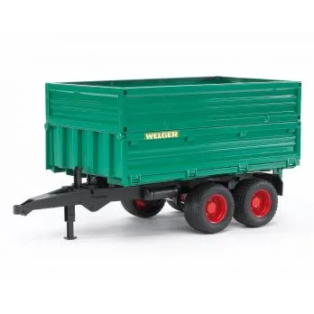 Bruder Tandem Axle tippvagn med avtagbar topp