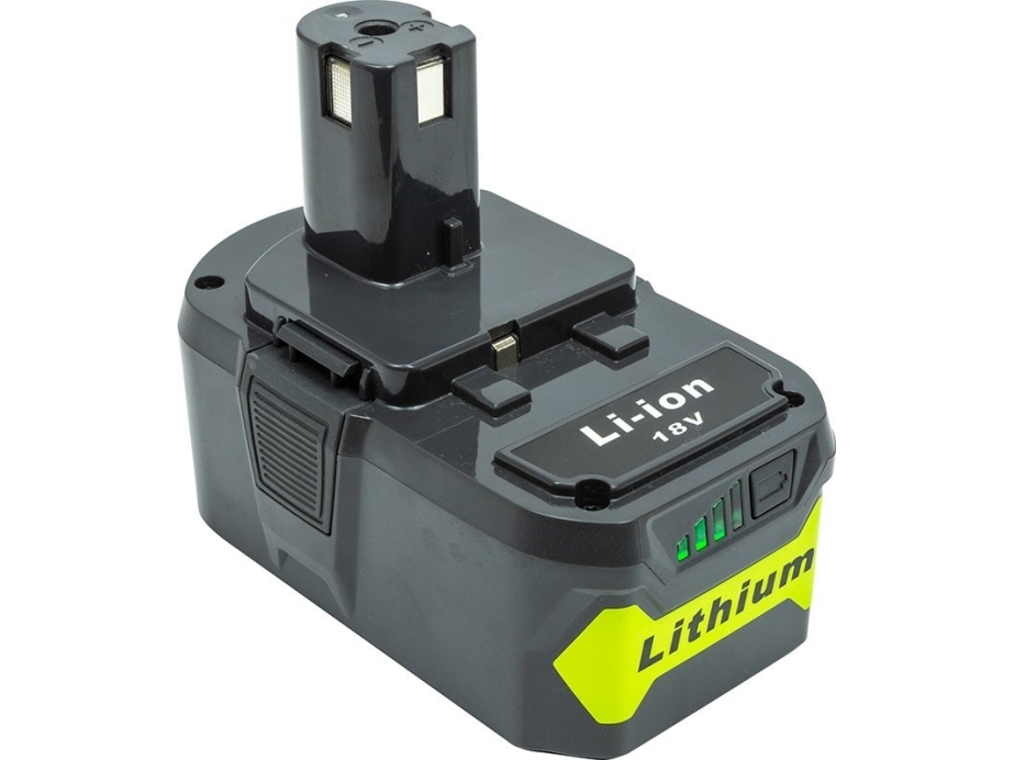 Extra digitalt batteri till verktyg RYOBI RB18L40, 18V, 4Ah, Li-jon