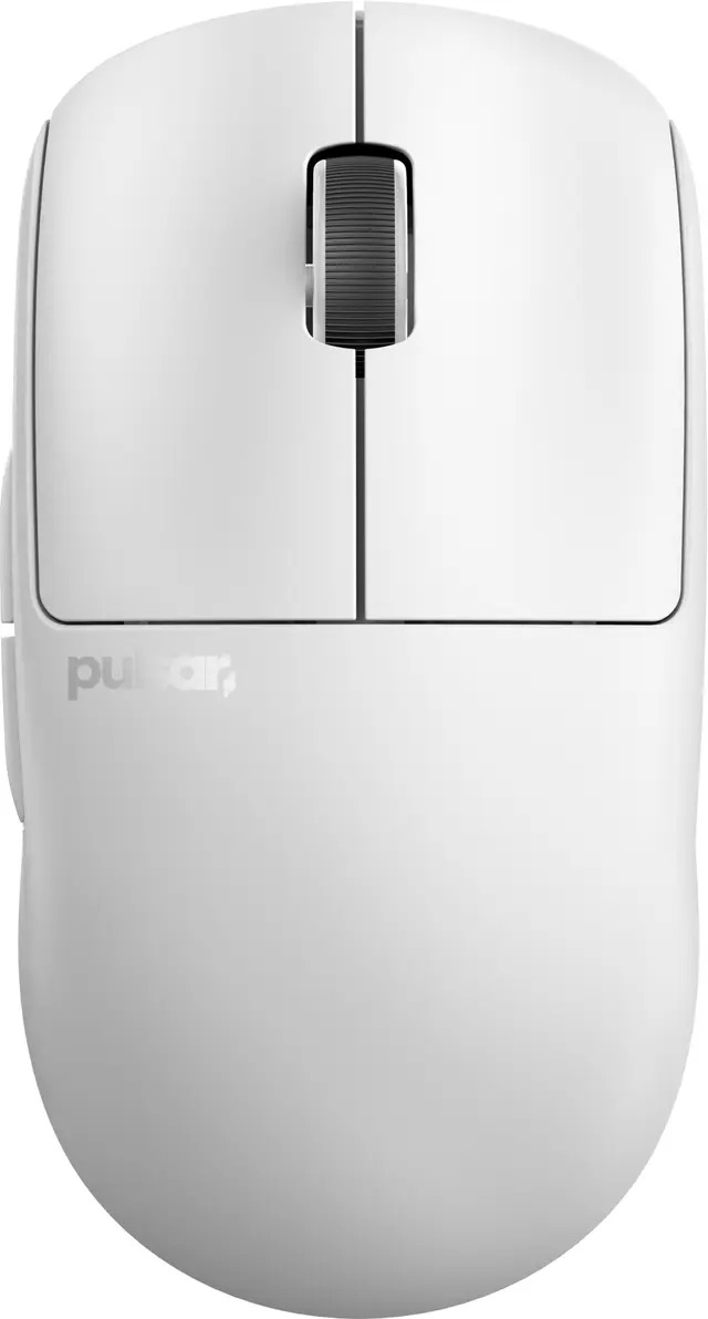 Pulsar X2 Crazylight Medium trådlös gamingmus (vit)