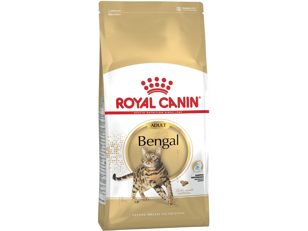 Royal Canin Bengal Adult, Vuxen, Bengal, Höns, Grönsaker, 2 kg, Antioxidanter ingår