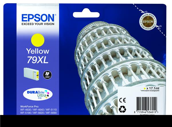 Epson Durabrite Ultra 79Xl, gul, bild 5