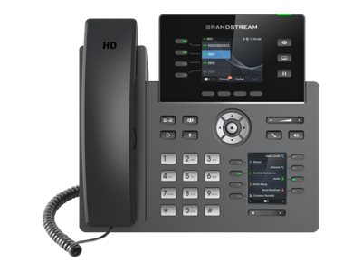 Grandstream GRP2614 - VoIP-telefon med nummerpresentation/samtal väntar - IEEE 802.11a/b/g/n/ac (Wi-Fi) - 3-riktad samtalsförmåg - SIP, RTCP, RTP, SRTP - 4-linjefunktion - 4 linjer