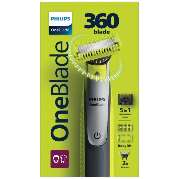 Philips OneBlade 360 ​​ansikts- och kroppstrimmer QP2834/23, bild 2
