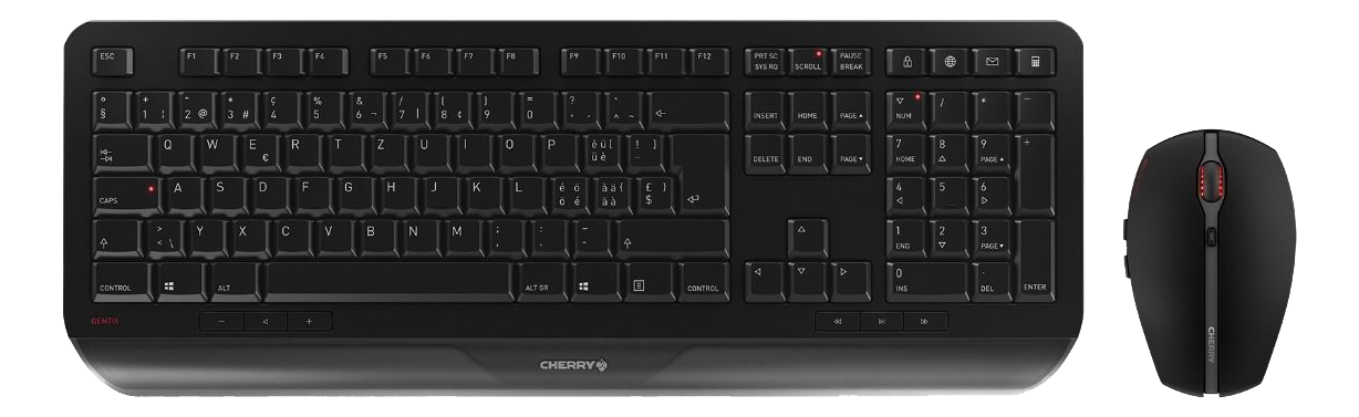 Cherry Gentix Desktop, trådlöst tangentbord och mus kombo, nordiskt, bild 2