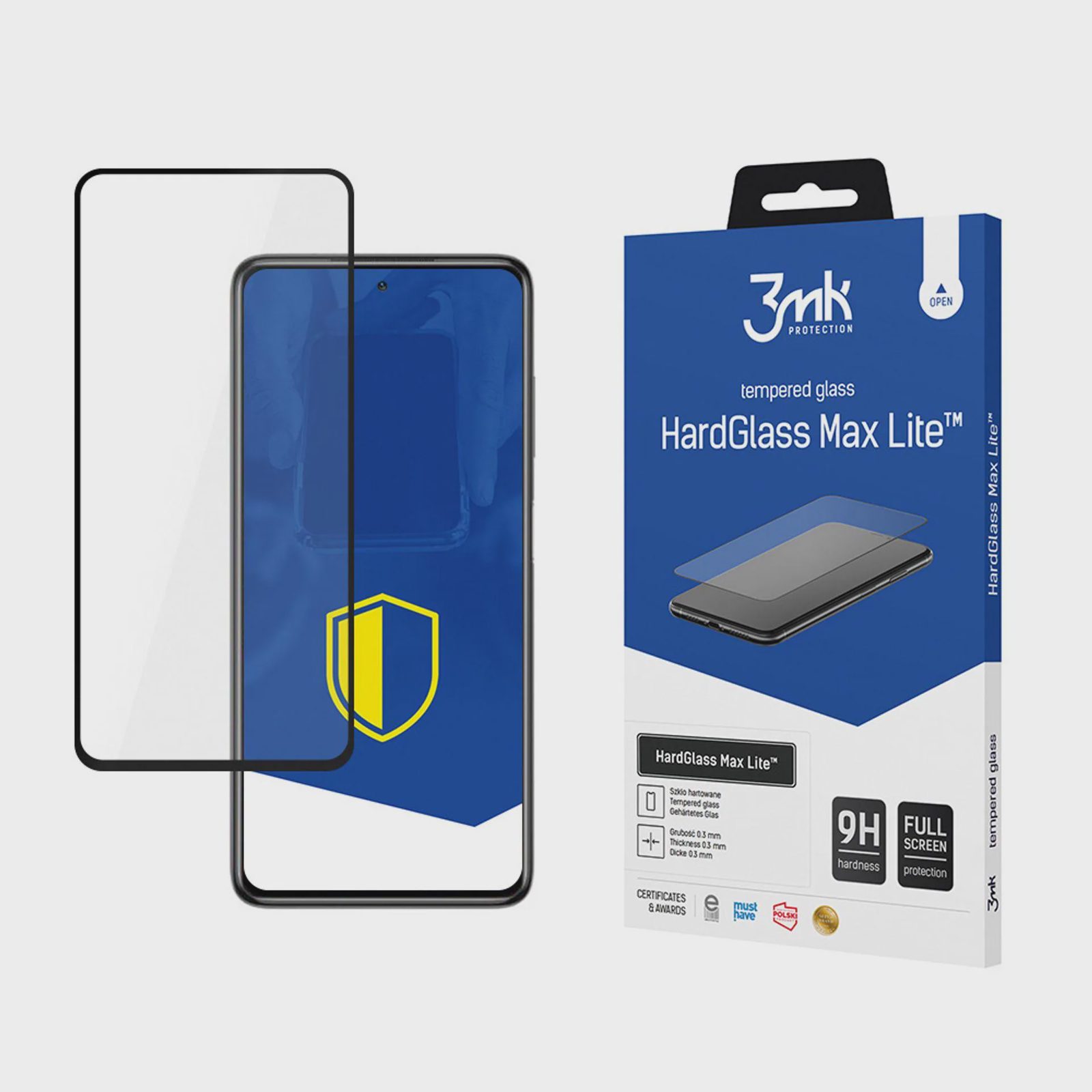 Xiaomi POCO X3 Svart – 3mk HardGlass Max Lite™