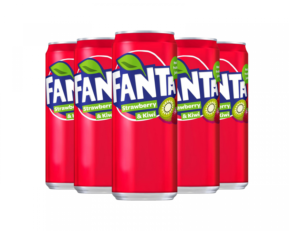 Fanta Strawberry & Kiwi 33cl, bild 2