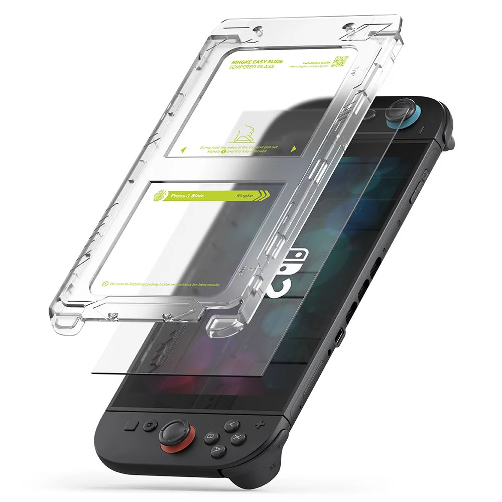 Ringke härdat glas Easy Slide till Nintendo Switch 2 Clear [2-PACK], bild 2