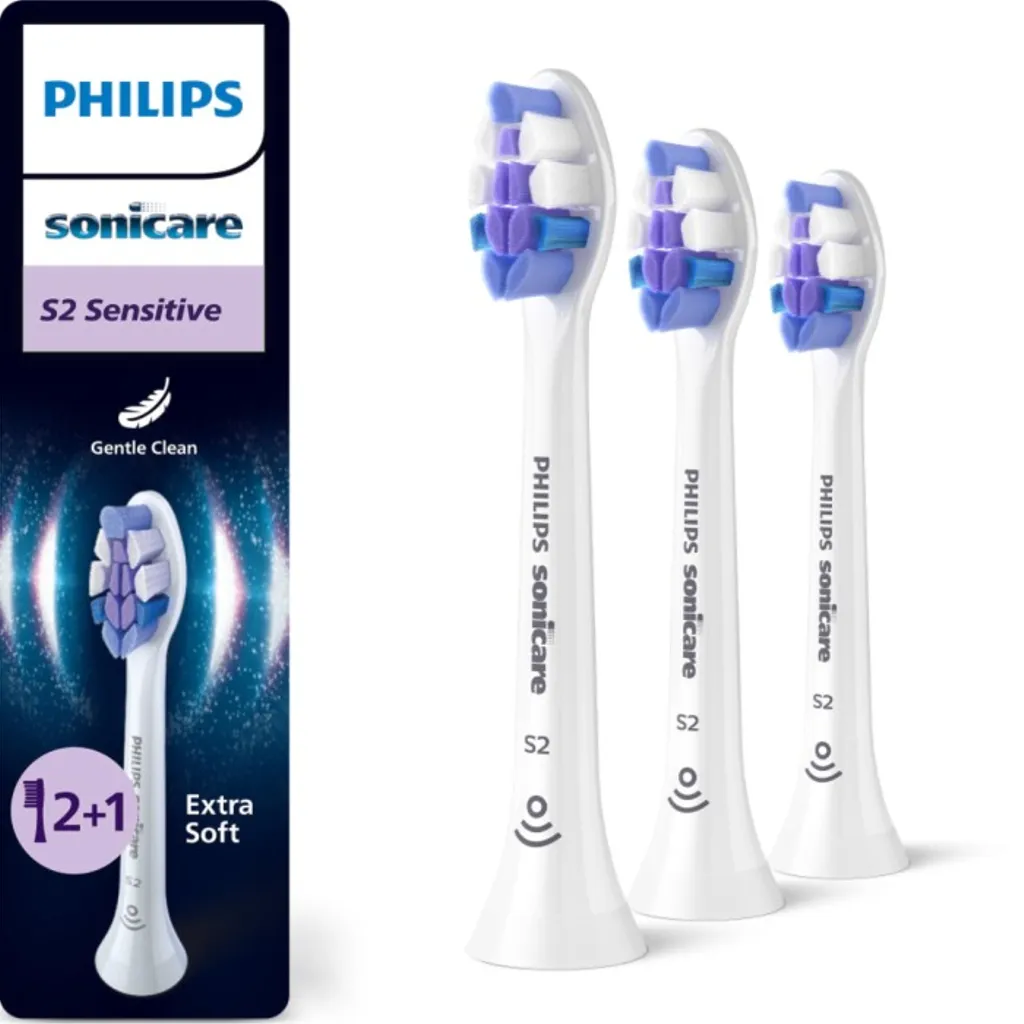 Philips Sonicare Sensitive Brush Heads White 3pcs, bild 3
