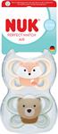 NUK Perfect match Air Fox/Bear 0-2 mån, 2 st