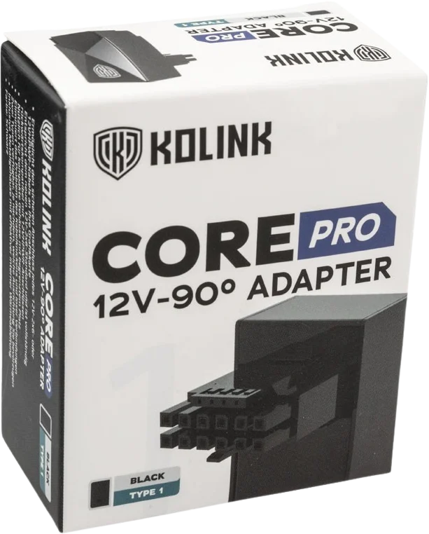 Kolink Core Pro 12V-2x6 Type 1 Svart