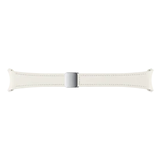 Samsung Galaxy Watch6 Hybrid läderarmband med spänne S/M (beige), bild 2
