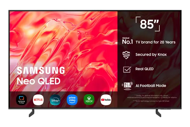 Samsung 85" 4K Neo QLED TV 2026 - TQ85QN72HBUXNA