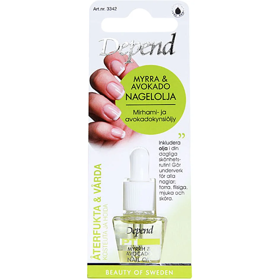 Depend PT Myrra & Avokado Nagelolja, bild 4