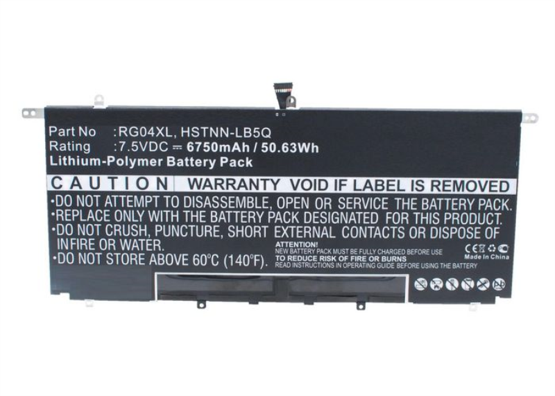 Kompatibelt Batteri för HP 50.62Wh Li-Pol 7.5V 6750mAh