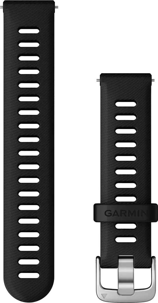 Garmin Quick Release armband 18 mm silikon, svart