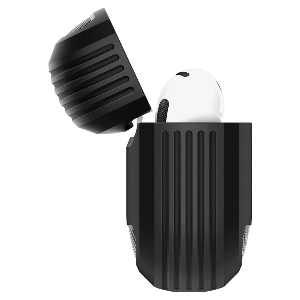 Spigen AirPods 4/5 Fodral Rugged Armor - Svart, bild 4