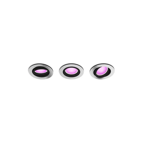 Philips Hue Centura infälld rund spotlight 3x4,2W GU10 (aluminium)