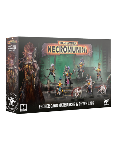 NECROMUNDA: ESCHER GANG MATRIARCHS & PHYRR CATS