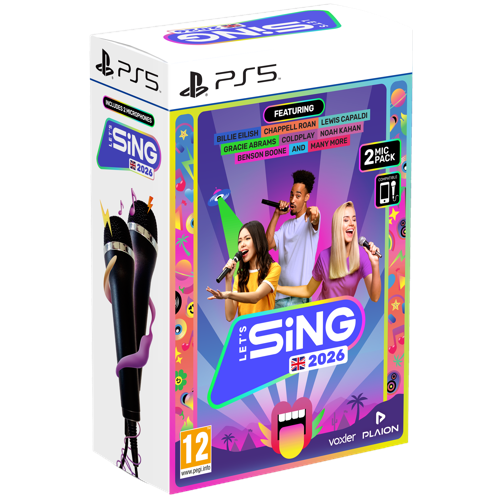 Let's Sing 2026 (PS5) + 2 mikrofoner