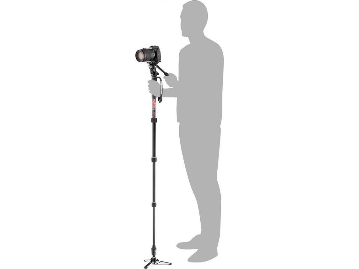 Manfrotto Element MII Video Monopod + Fluid Head Kit