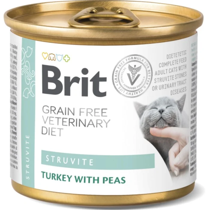 Brit GF Vet Diet Cat Cans Struvite 200 g
