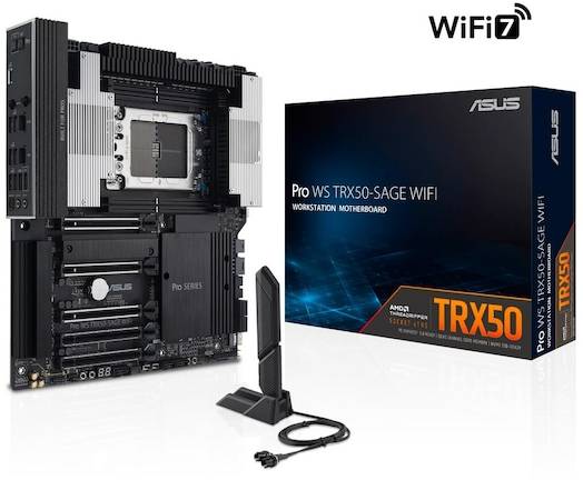 ASUS Pro WS TRX50-SAGE WIFI Moderkort, bild 3