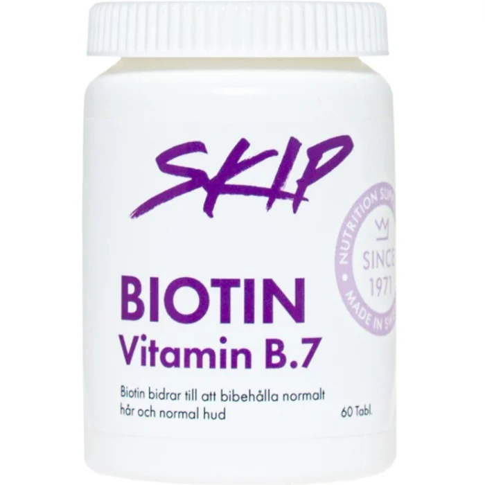Skip Biotin Vitamin B.7, 60 tabletter