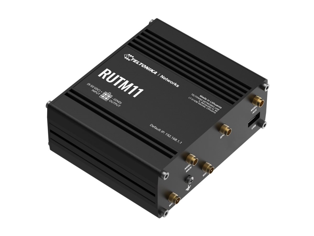 Teltonika RUTM11 LTE-router Cat 6 Wi-Fi 5 4 Gigabitportar Dual SIM