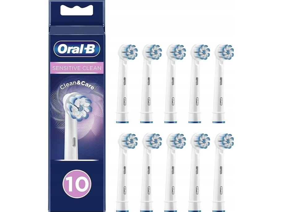 Oral-B Pro Sensitive Clean eltandborsthuvuden 10-pack, vita