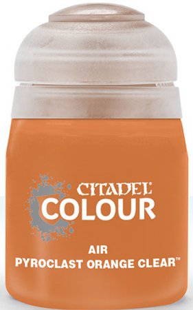 Warhammer Citadel Pyroclast Orange Clear Airbrush Paint