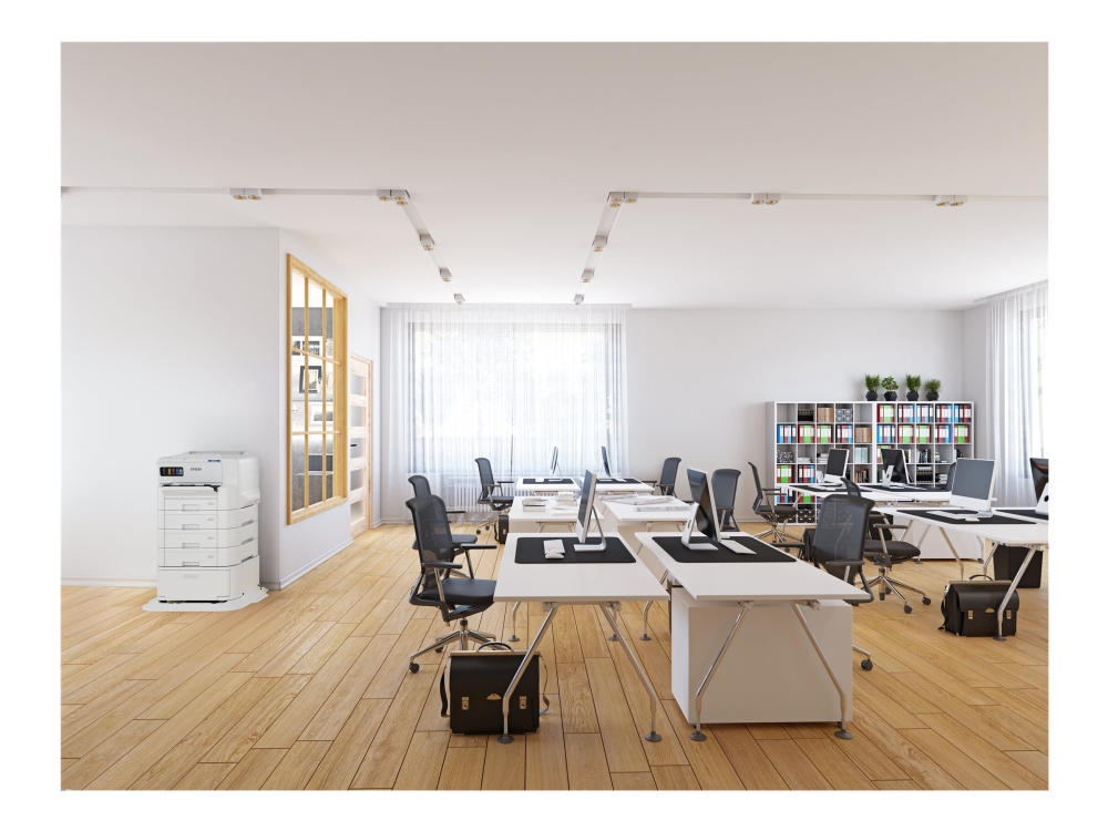 Epson WorkForce Pro EP-C7000DW - Skrivare - färg - Duplex - bläckstråle - A3 - 4800 x 1200 dpi - upp till 25 sidor/minut (mono)/upp till 24 sidor/minut (färg) - kapacitet: 335 ark - USB 2.0, USB 3.0, Gigabit LAN, Wi-Fi(n), USB-värd