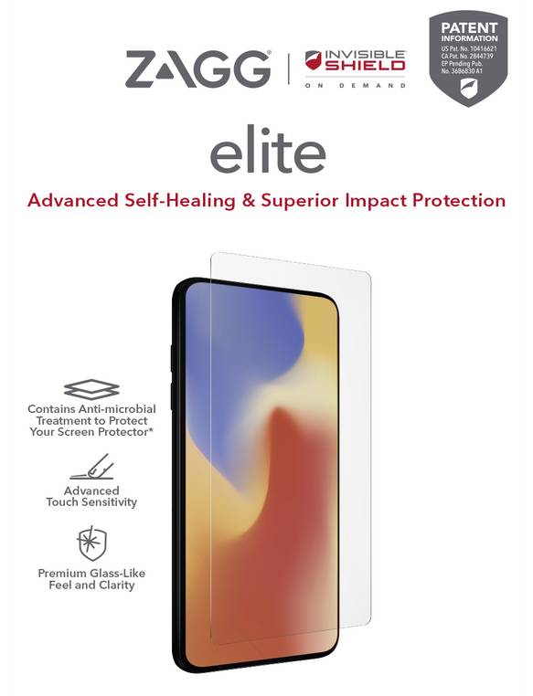 Zagg InvisibleShield ISOD Elite Small, till alla smartphones, inkl. montering, bild 3