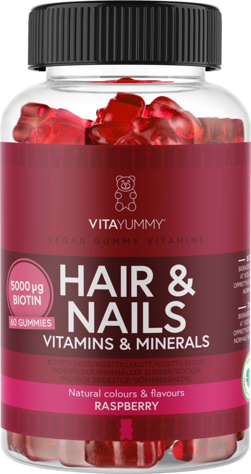 VitaYummy Hair & Nails Raspberry 60 st, bild 4